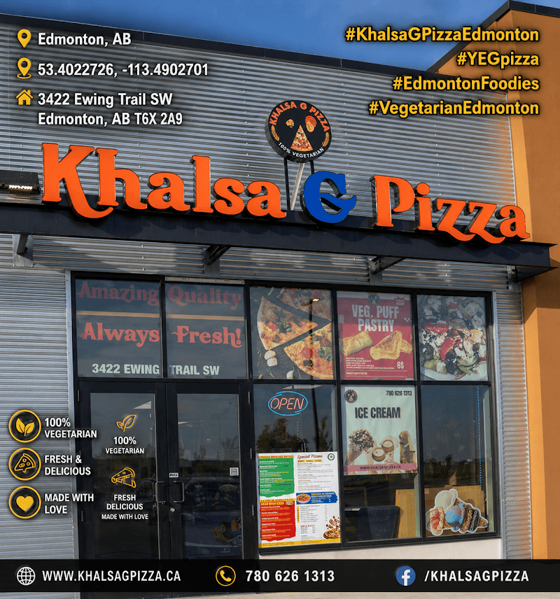 Khalsa G Pizza in Edmonton