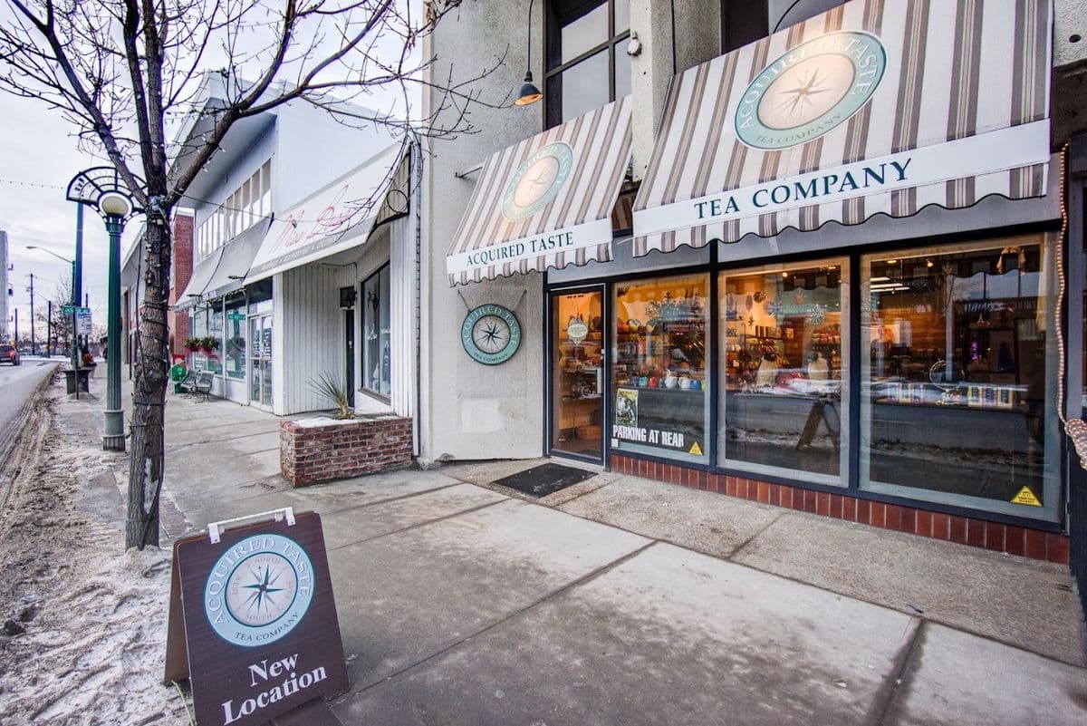Acquired Taste Tea Company in 124 Street, Edmonton