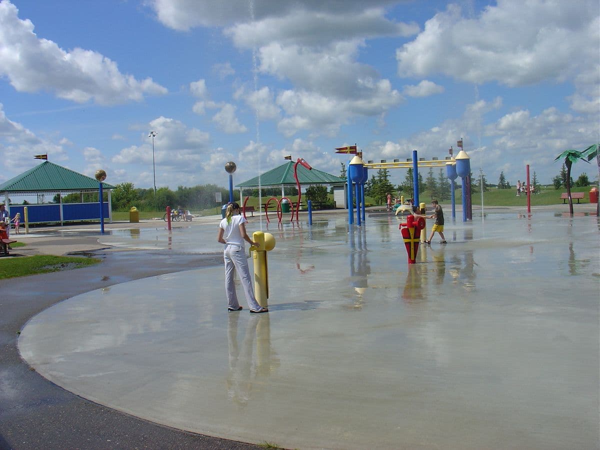 Beaumont Spray Park in Beaumont, AB