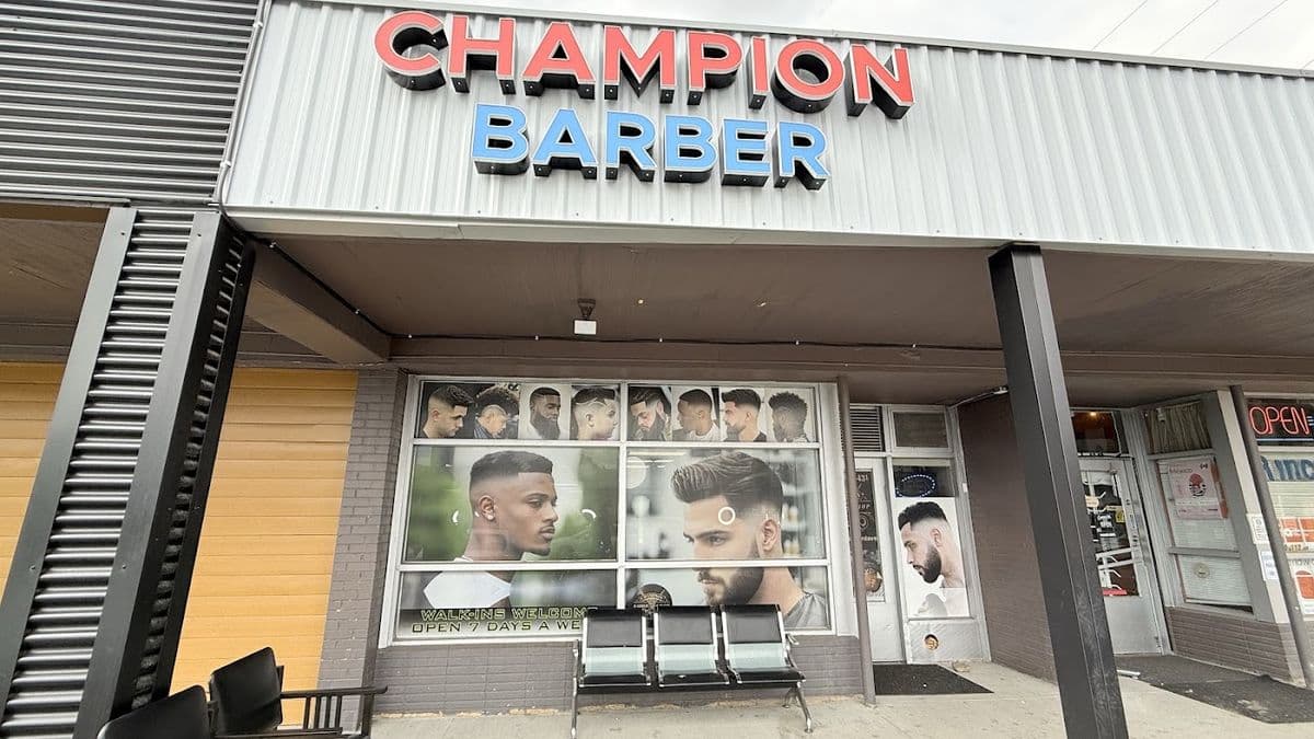 Champion Barbershop in North Edmonton
