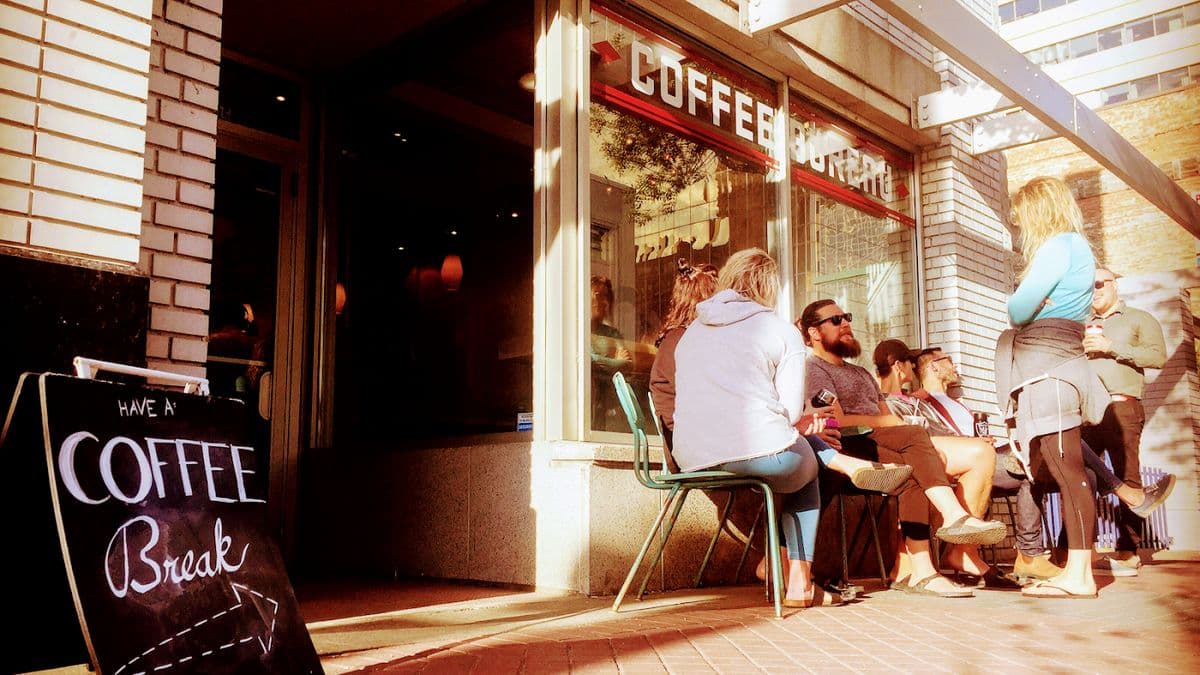 Coffee Bureau in Downtown, Edmonton