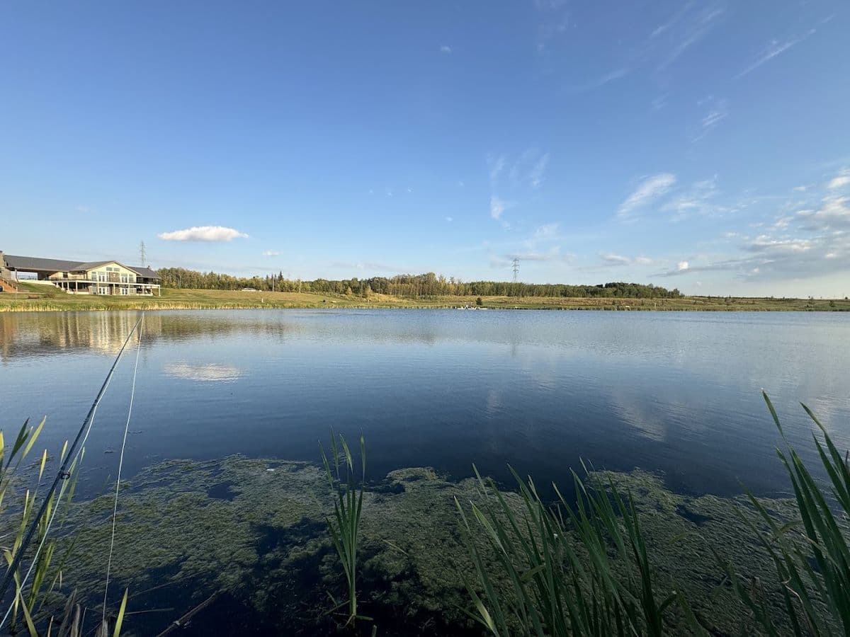 Fort Lions Community Fish Pond in Fort Saskatchewan, AB