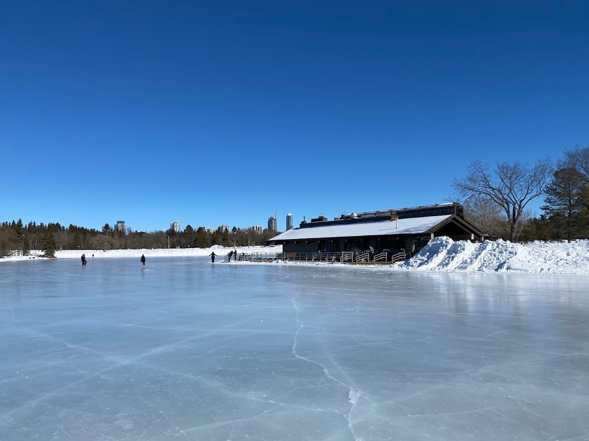 Hawrelak Park Pond Ice