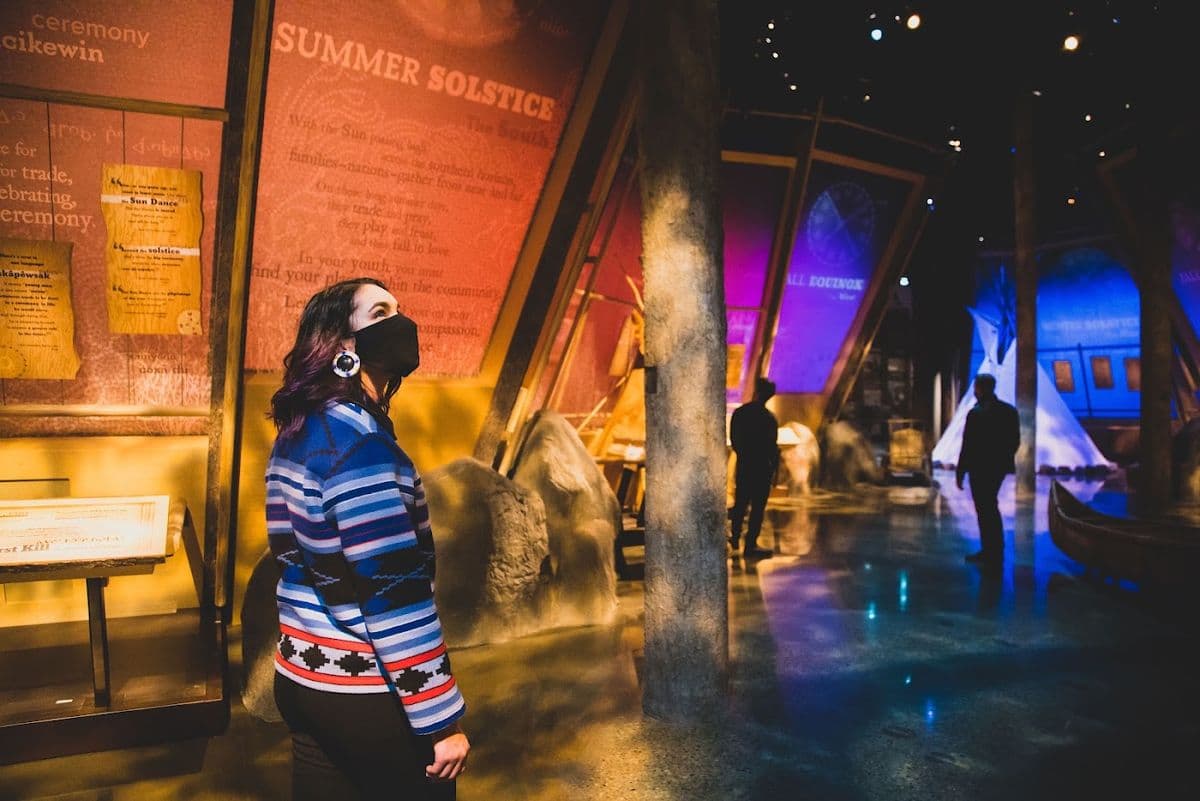 Indigenous Peoples Experience, Fort Edmonton Park in West Edmonton