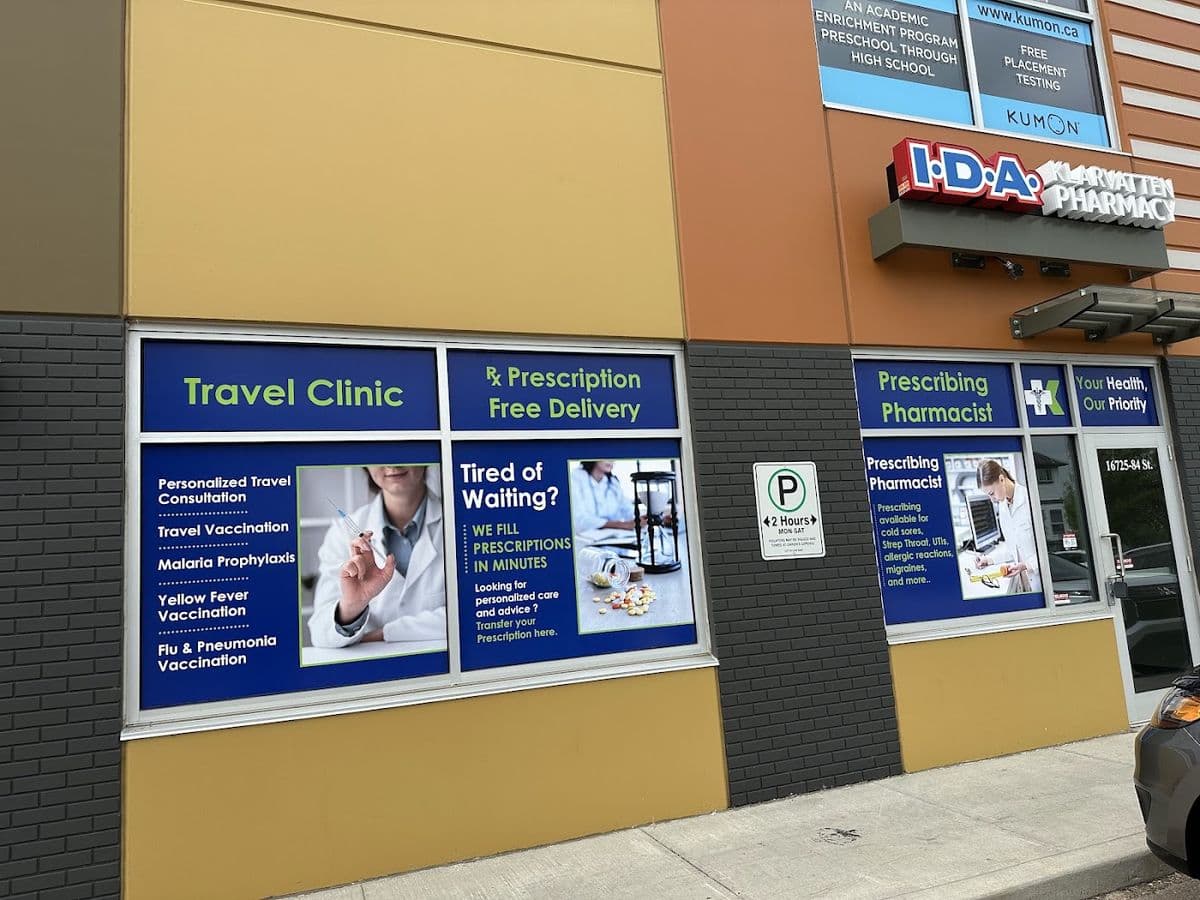 Klarvatten Pharmacy Walk in Clinic in North Edmonton