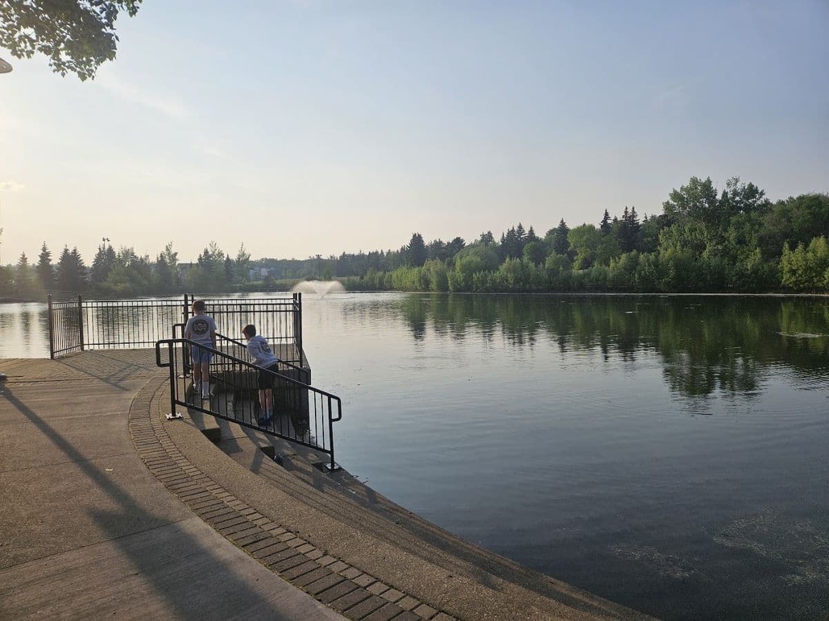 Lacombe Lake Park in St. Albert, AB