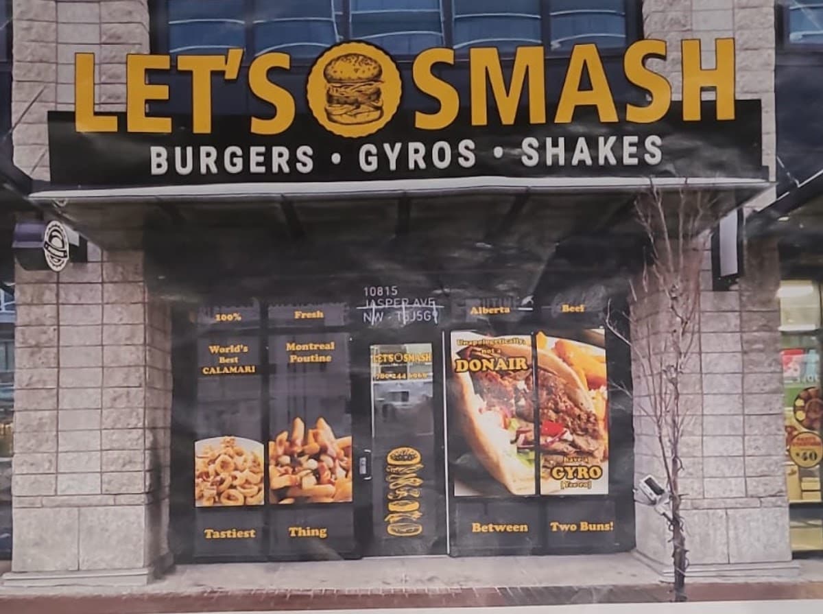 Let's Smash Burger and Shakes in Downtown, Edmonton