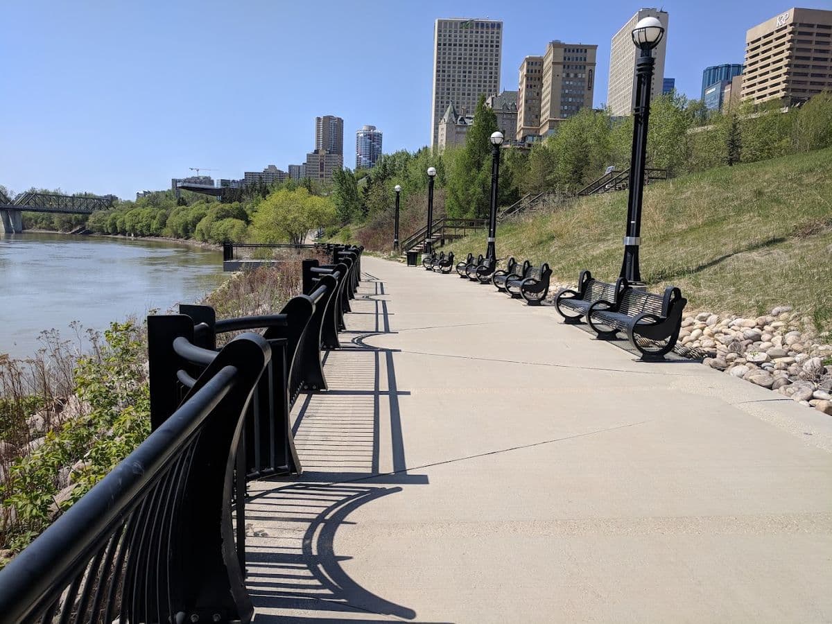 Louise McKinney Riverfront Park in Downtown, Edmonton