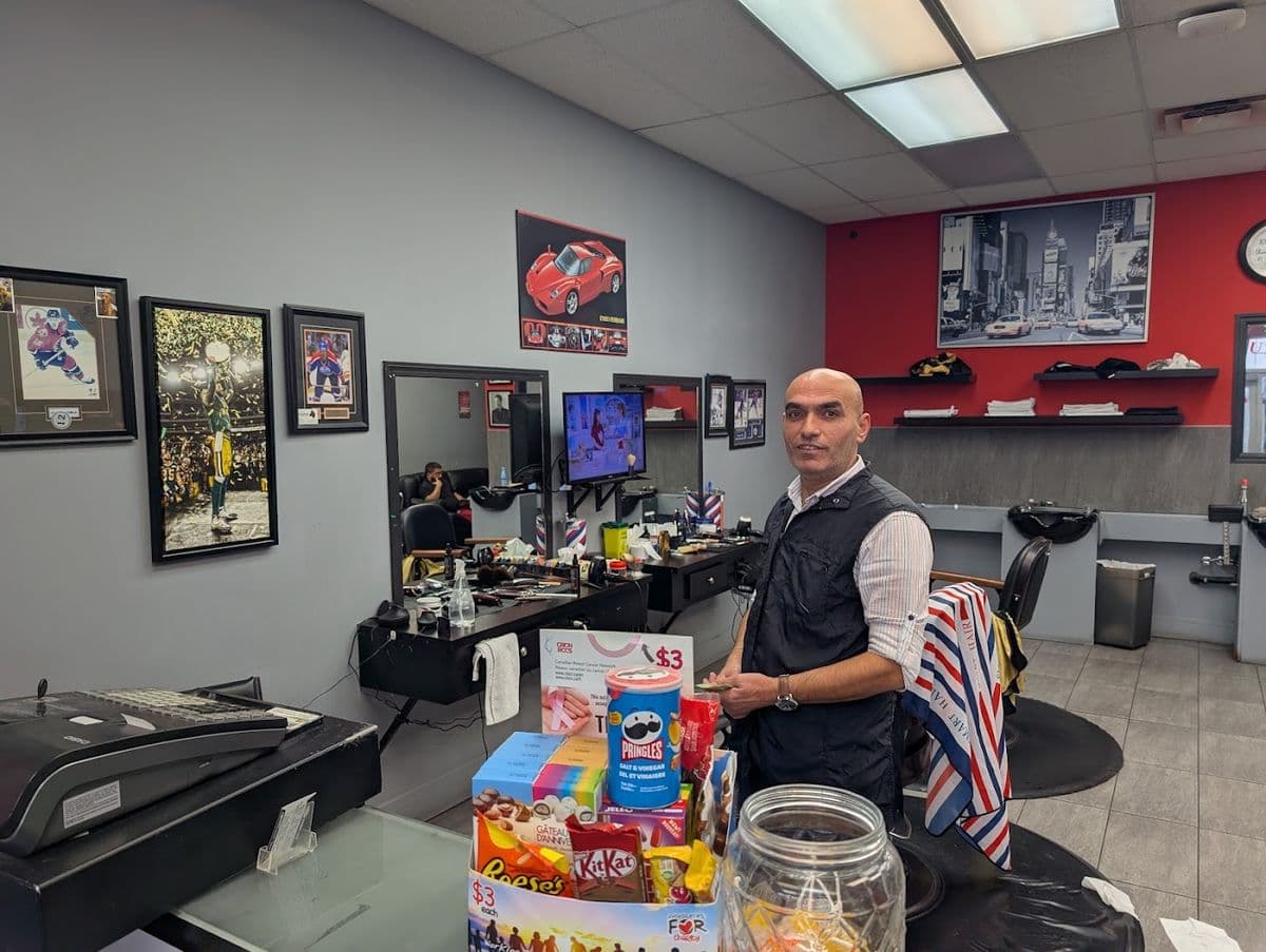 Mario's Barber Shop in St. Albert, AB