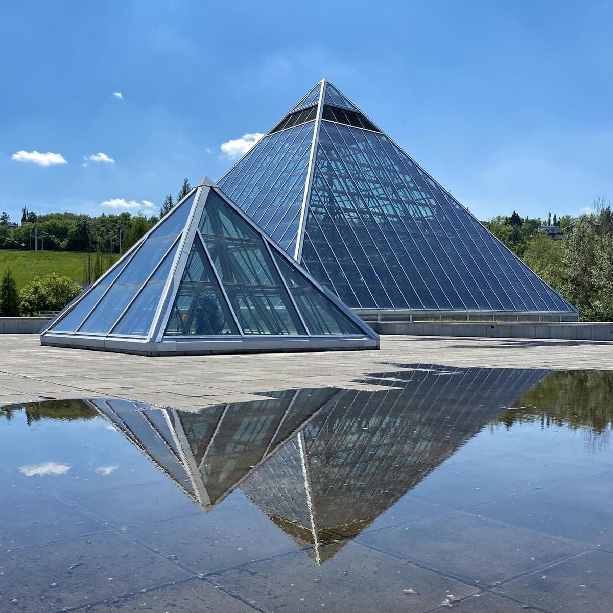 Muttart Conservatory in Central Edmonton