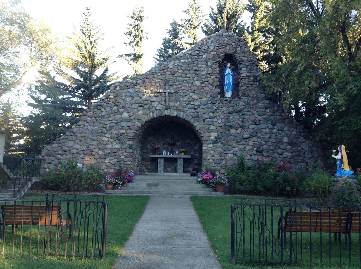 St. Albert Shrine (Mary's Grotto) in St. Albert, AB
