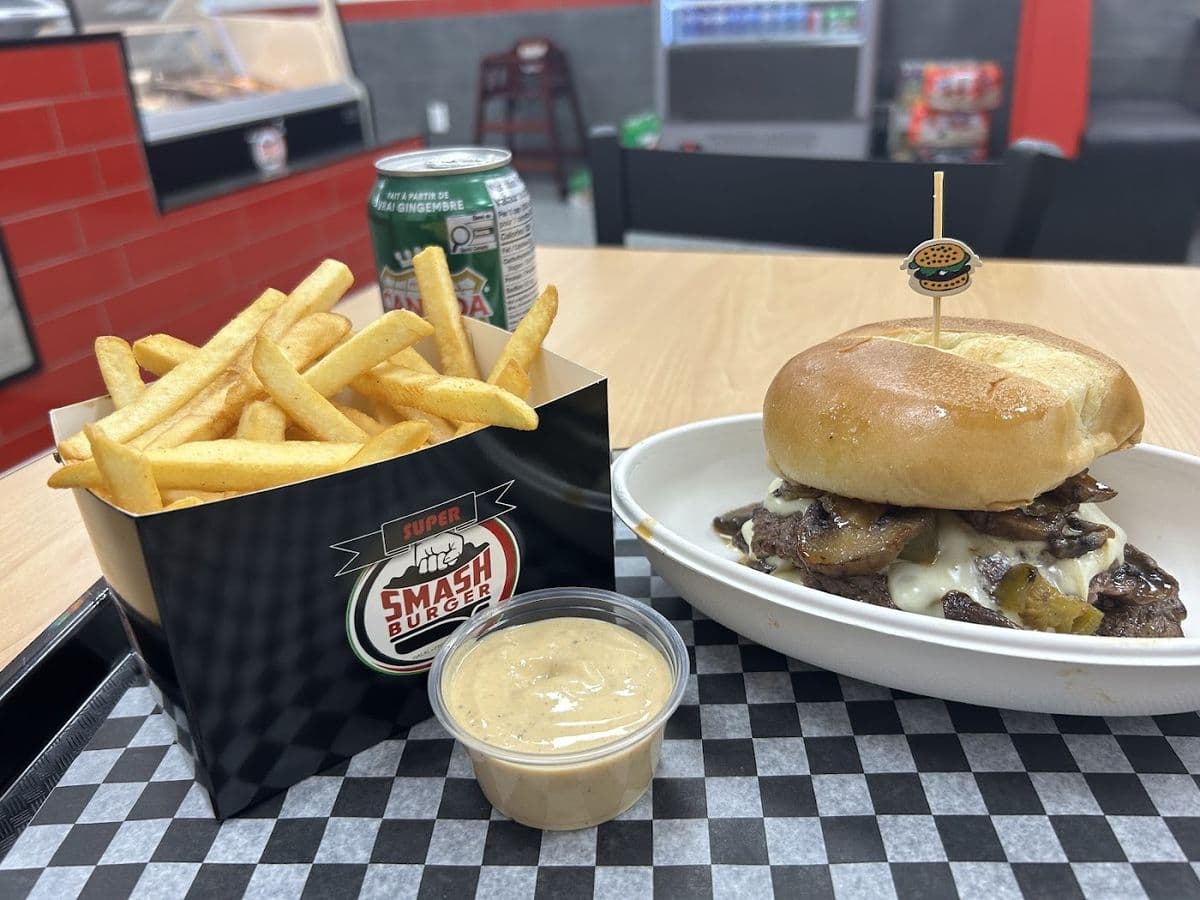 Super smash burger in North Edmonton
