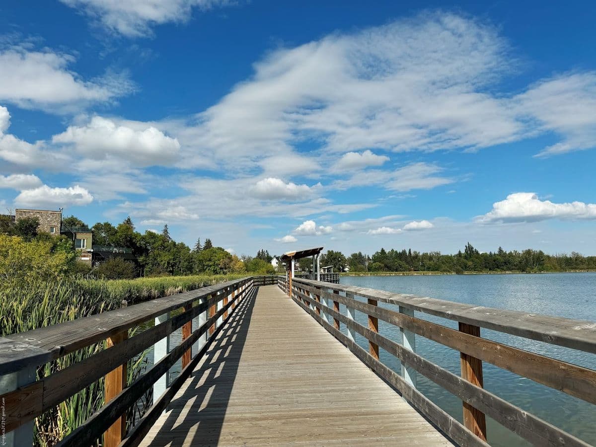 Telford Lake Boardwalk in Leduc, AB