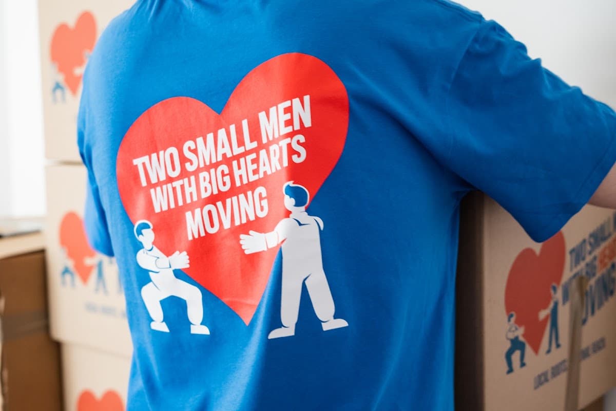 Two Small Men with Big Hearts Moving