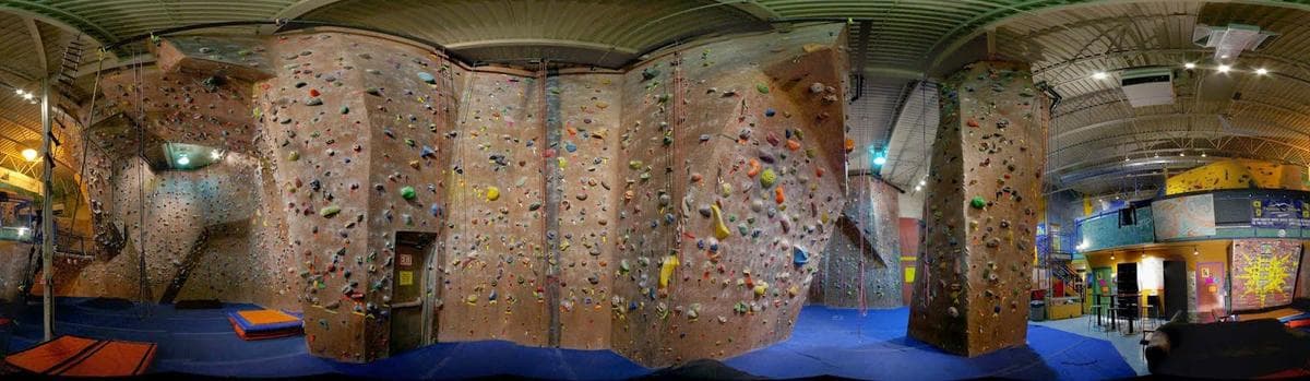 Vertically Inclined Rock Gym in South Edmonton