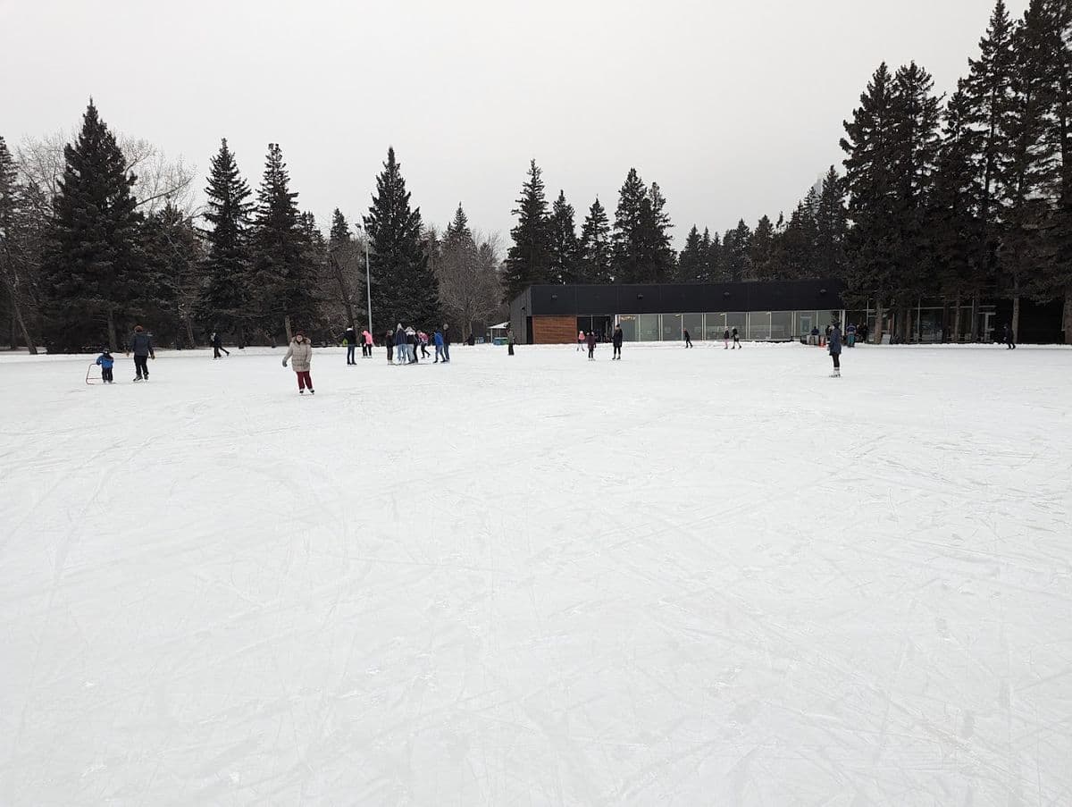 Victoria Park Skating Oval in Edmonton