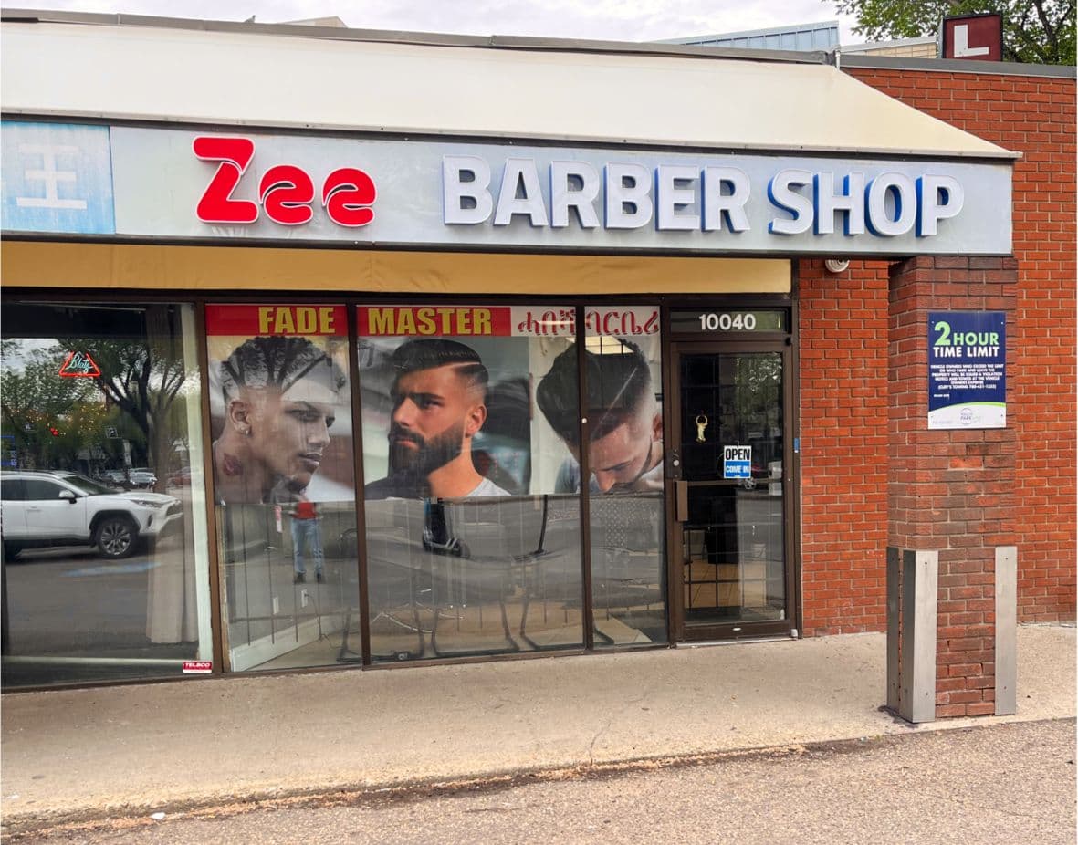 Zee barbershop (whyte ave)